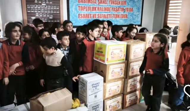 Vanlı öğrencilerden anlamlı hareket!