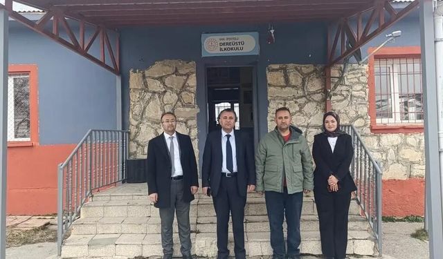 İpekyolu İlçe Milli Eğitim Müdürü Yeşilova’dan Dereüstü İlkokulu’na ziyaret