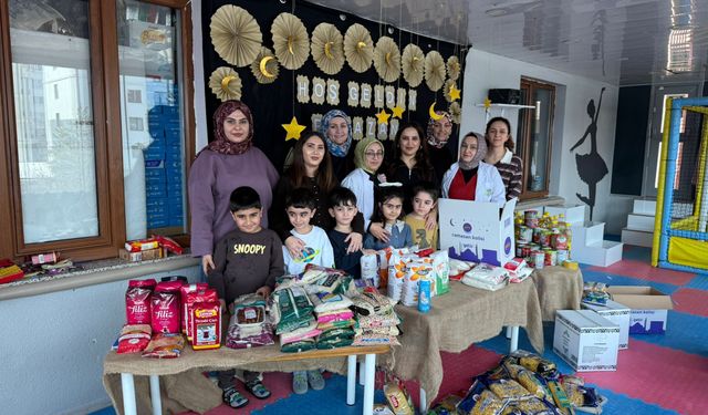 Van’daki Kids Aloud İngilizce Anaokulu’ndan Ramazan ayında anlamlı dayanışma
