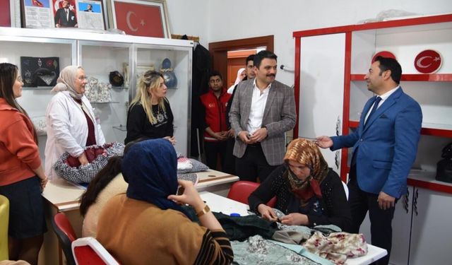 Kaymakam Gilan’dan ADEM’lere Ziyaret: Kadınların Güçlenmesine Tam Destek