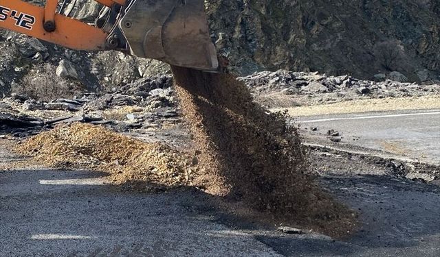 Van Kara Yolu’nda çökme oluştu!