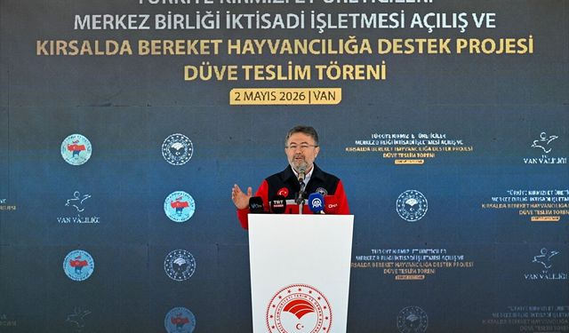 Bakan Yumaklı müjdeyi Van’dan verdi: Dev proje temelleri Van’da atıldı!