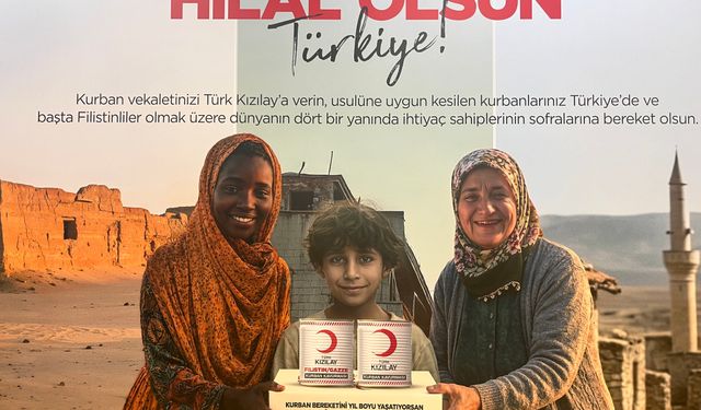 Türk Kızılay’ı kurban bereketini Van’dan Gazze’ye ulaştıracak!