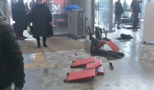 CHP Genel Merkezi'nde arbede! Onlarca polis içeri girdi