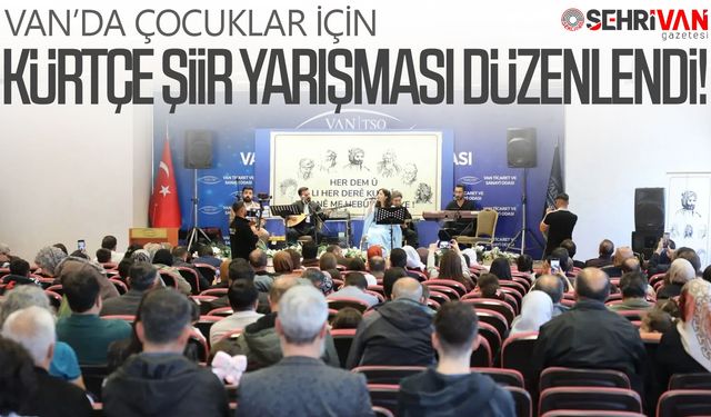 Van’da çocuklar için Kürtçe şiir yarışması düzenlendi!