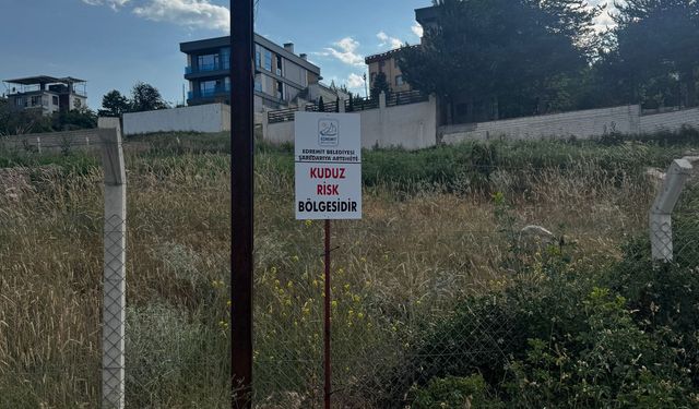 Van’da kuduz riski bulunan mahallelere uyarı tabelaları asıldı