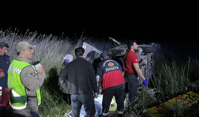Van kontrolden çıkan otomobil şarampole yuvarlandı: 5’i ağır 6 kişi yaralandı!