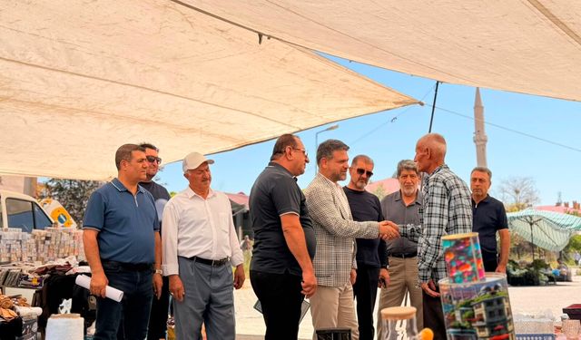 Başkan Yavuz Kuşan pazar esnafının talep ve çözüm önerilerini dinledi!