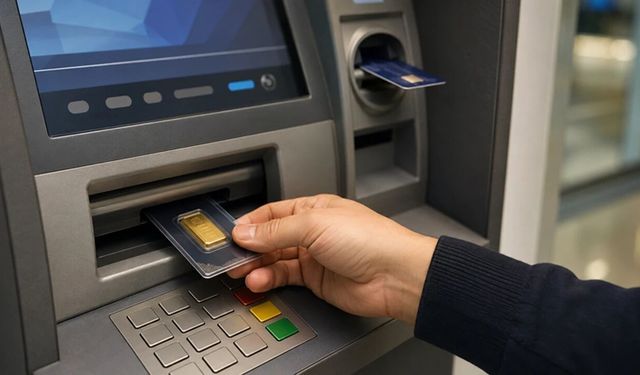 ATM'lerde yeni dönem başladı! Artık gram altın da alınabilecek