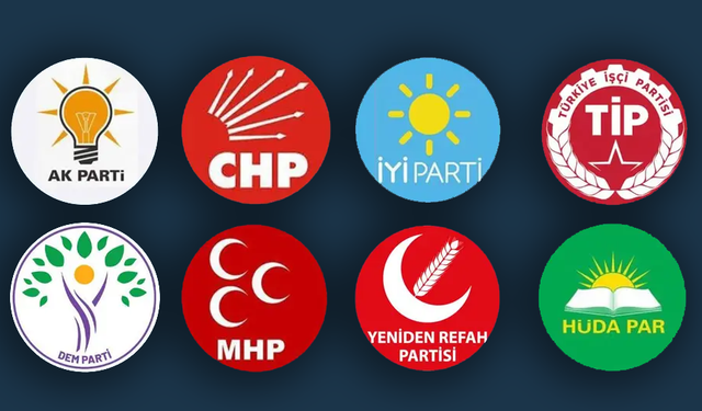 Siyasi partilerin üye sayıları belli oldu! Hangi partinin kaç üyesi var?