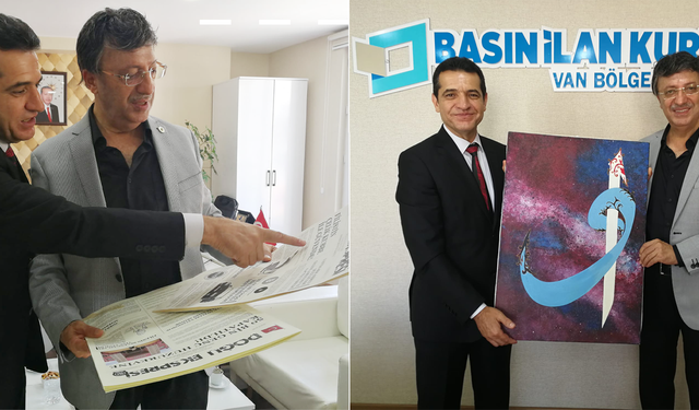 AK Parti Van Milletvekili Kayhan Türkmenoğlu’ndan BİK Bölge Müdürü Tokgöz’e ziyaret