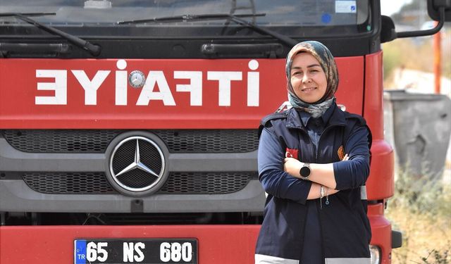 İtfaiyeciliğe adanmış bir ömür: Van'ın tek kadın itfaiye amiri kadınlara ilham veriyor!