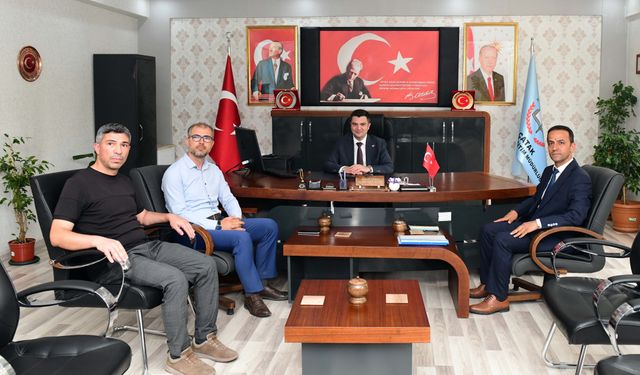 Kaymakam Abdullah Sarı’dan İlçe Millî Eğitim Müdürlüğüne ziyaret