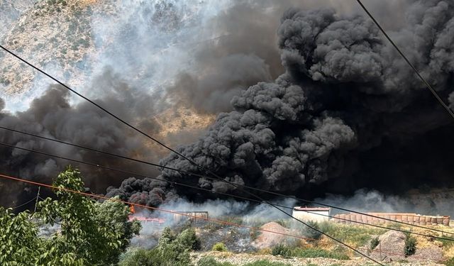 Hakkari’de yangın meydana geldi!