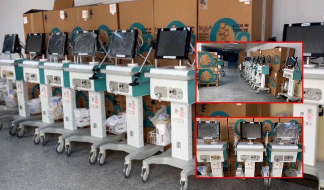 Van Eğitim ve Araştırma Hastanesi’ne 20 yeni ventilatör kazandırıldı