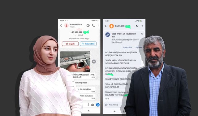 Rojin Kabaiş’in babasına tehdit: “Şikâyetini çek, yoksa sen de kızının yanına gidersin”