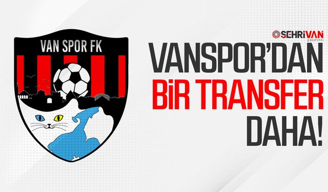 Vanspor’dan bir transfer daha!