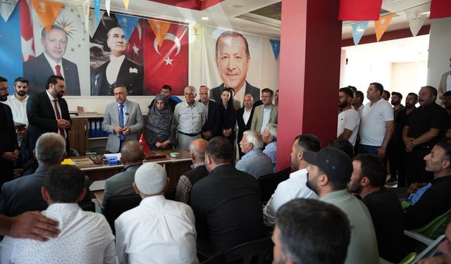 AK Parti Van İl Başkanı Arvas, Başkale'de ziyaretlerde bulundu