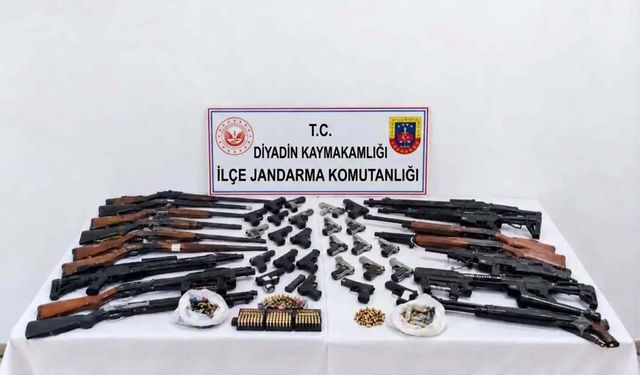 Van’ın sınırında silah kaçakçılığına büyük darbe: 28 adrese baskın düzenlendi!