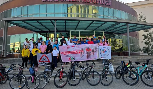 Van, sağlık için pedal çevirdi!