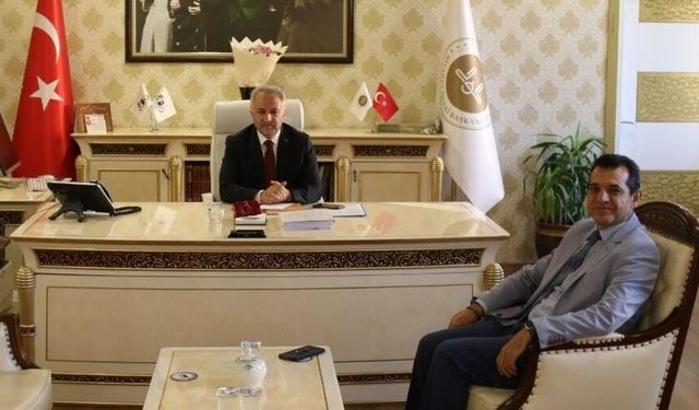 BİK Van Bölge Müdürü Kenan Tokgöz’den İl Müftüsü Koçak’a hayırlı olsun ziyareti