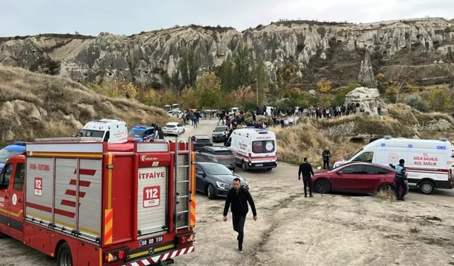 Kapadokya'da peribacası çöktü: 2 kişi hayatını kaybetti!
