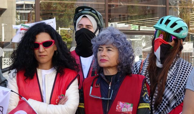 Çocuklar için 3 bin kilometre pedal çeviren Minab Kervanı Van'a ulaştı