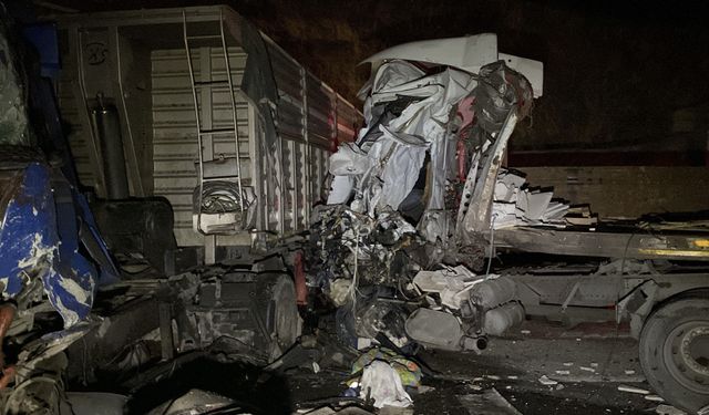 Ortalık savaş alanına döndü: 3 tırın karıştığı feci kazada acı haber geldi!