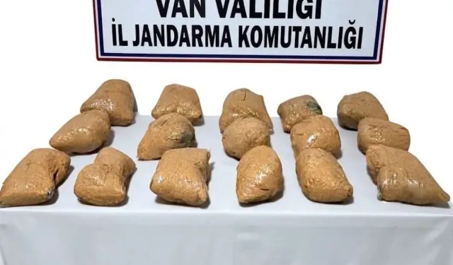 Van'da 22 kilo uyuşturucu madde ele geçirildi!