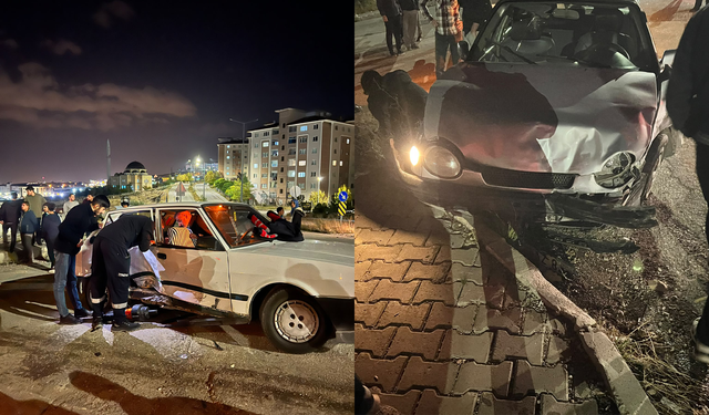 Van’da iki araç çarpıştı: 3 yaralı!