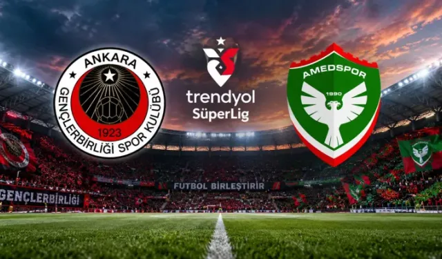 CANLI YAYIN İZLE | Gençlerbirliği-Amedspor maçı canlı yayını izle!