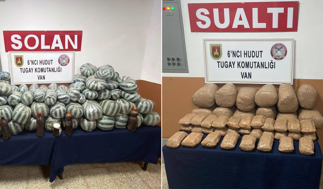 Van’da yarım ton uyuşturucu ele geçirildi!