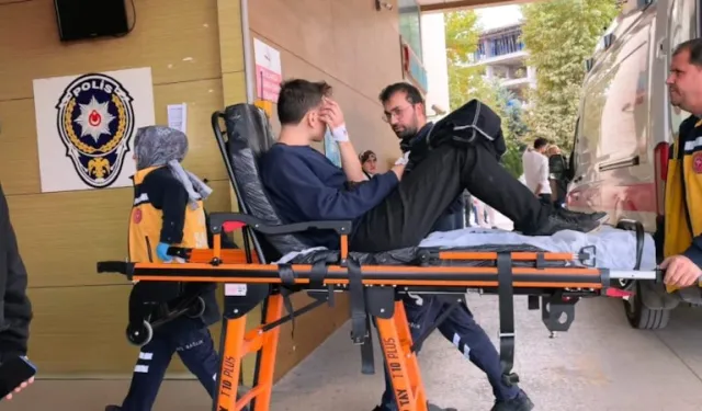 Motosikletini tamir eden gencin parmağı koptu!