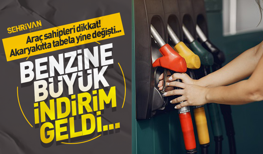 Benzine indirim geldi! İşte pompaya yansıyan tutar