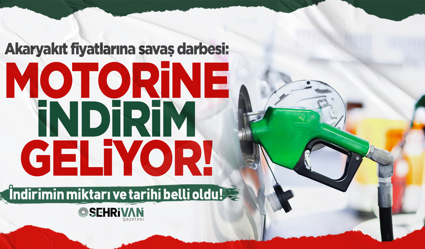 Tabelalar bir kez daha değişiyor: Motorine dev indirim geliyor!