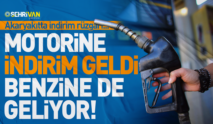Benzine indirim geliyor: İndirim tarihi ve miktarı belli oldu!