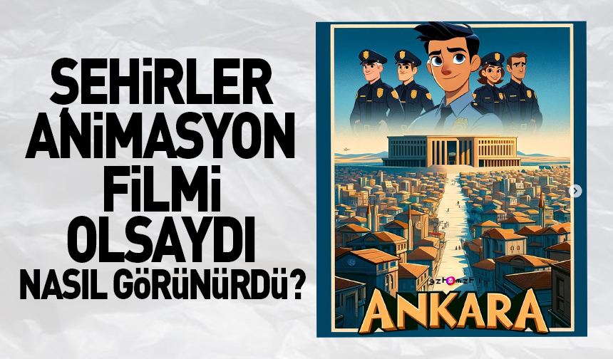 Türkiye'nin şehirleri animasyon olsa nasıl görünürdü?
