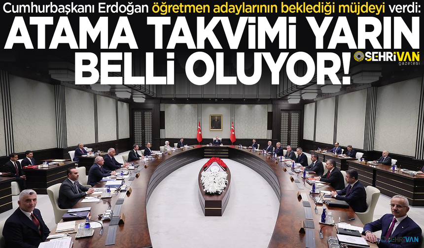 Cumhurbaşkanı Erdoğan öğretmen adaylarının beklediği müjdeyi verdi!