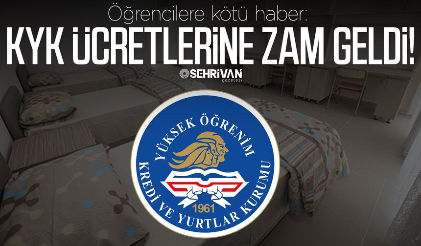 Yeni KYK yurt ücretleri belli oldu! İşte zamlı fiyatlar…