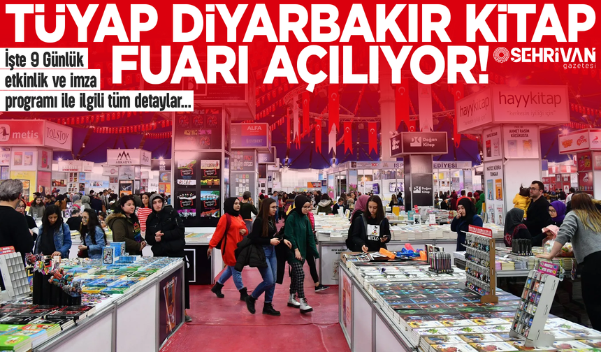 TÜYAP Diyarbakır Kitap Fuarı programı belli oldu!