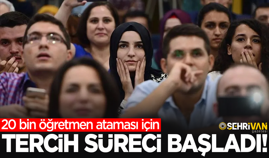 20 bin öğretmen ataması için tercih süreci başladı: İşte son başvuru tarihi...