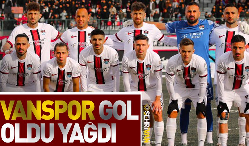 Vanspor gol olup yağdı: Zirveye göz kırptı!