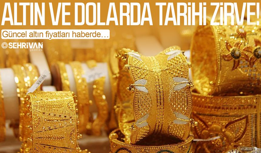 Altın bugün tarihi zirvede! İşte güncel altın fiyatları…