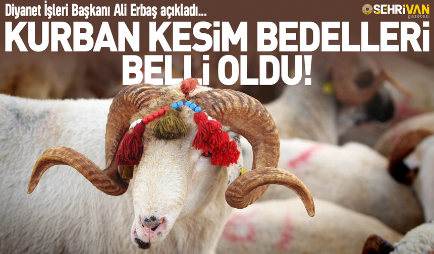 2025 Kurban kesim bedeli belli oldu!