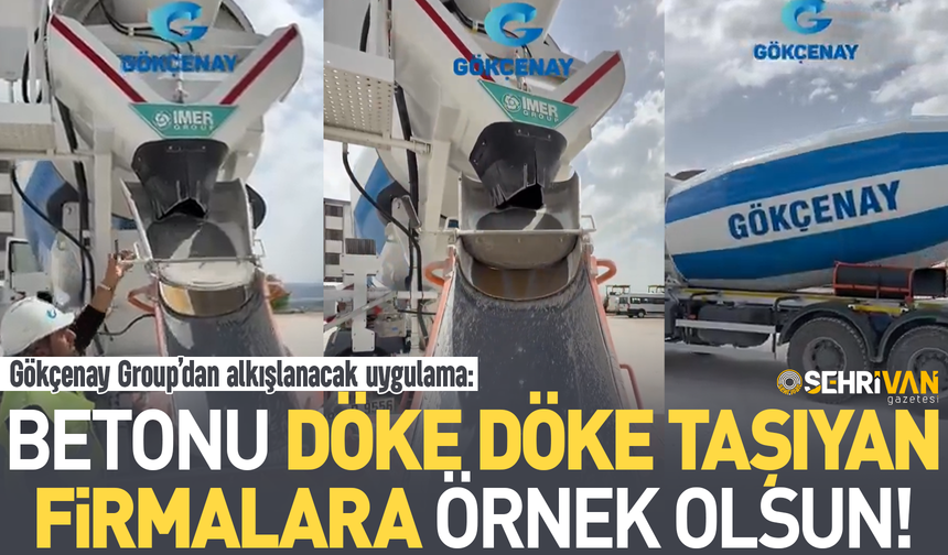 Van’daki beton firmasından örnek uygulama!