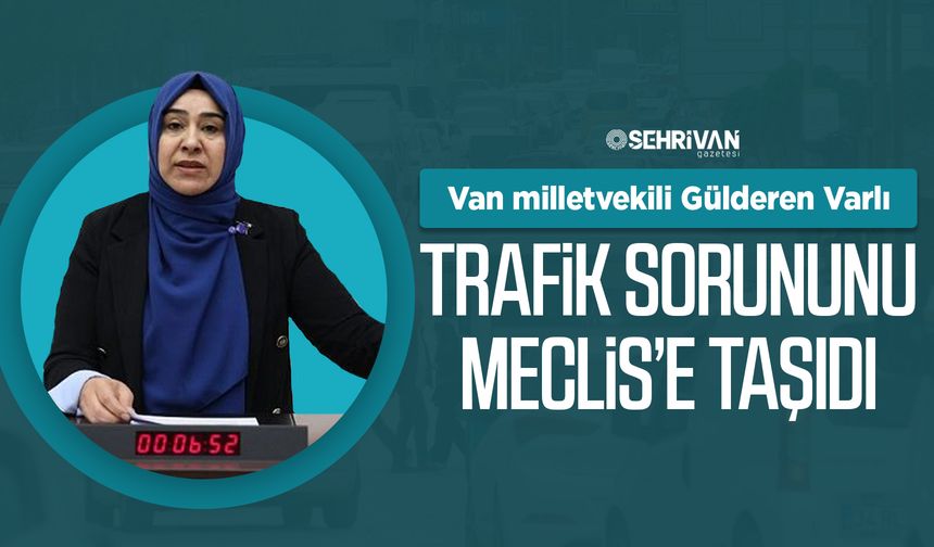 Van Milletvekili, trafik sorununu Meclis’e taşıdı