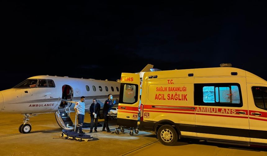 Van’dan Ankara'ya şifa yolculuğu: Ambulans uçak, 11 yaşındaki çocuk için havalandı!