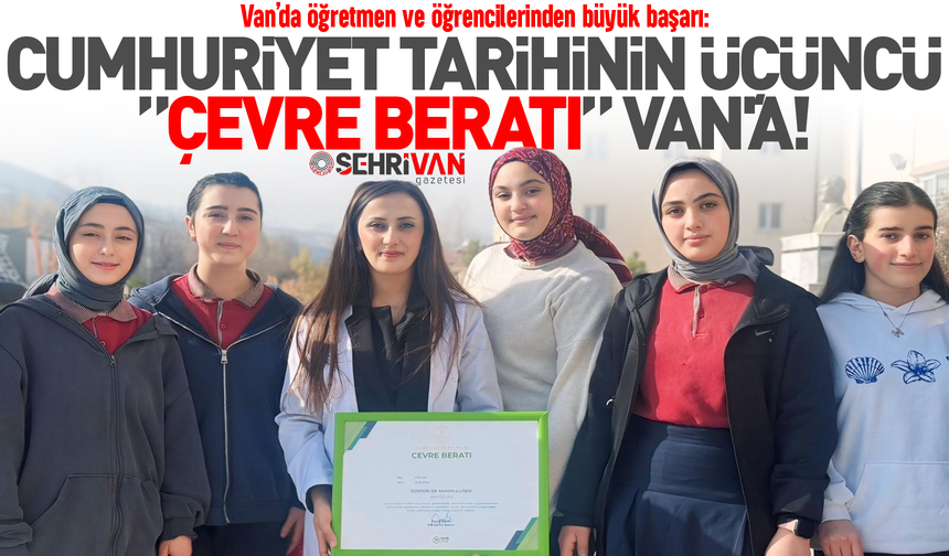 Türkiye, Van’daki öğretmenin başarısını konuşuyor!