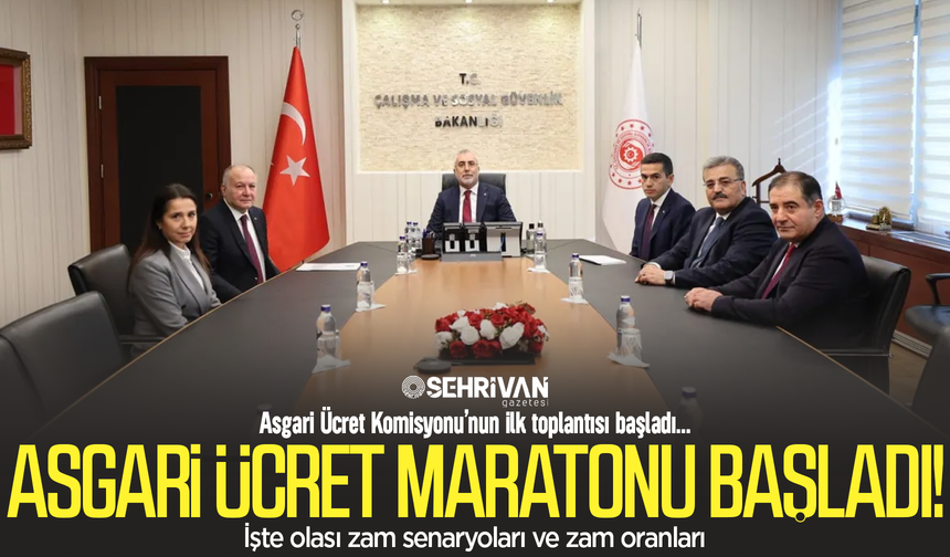 Asgari ücret maratonu başladı: Yeni asgari ücret için konuşulan rakamlar belli oldu!