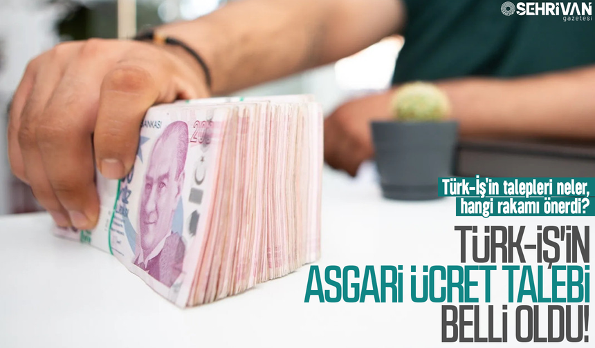 Türk-İş'in asgari ücret talepleri neler? İşte asgari ücret için istediği rakam